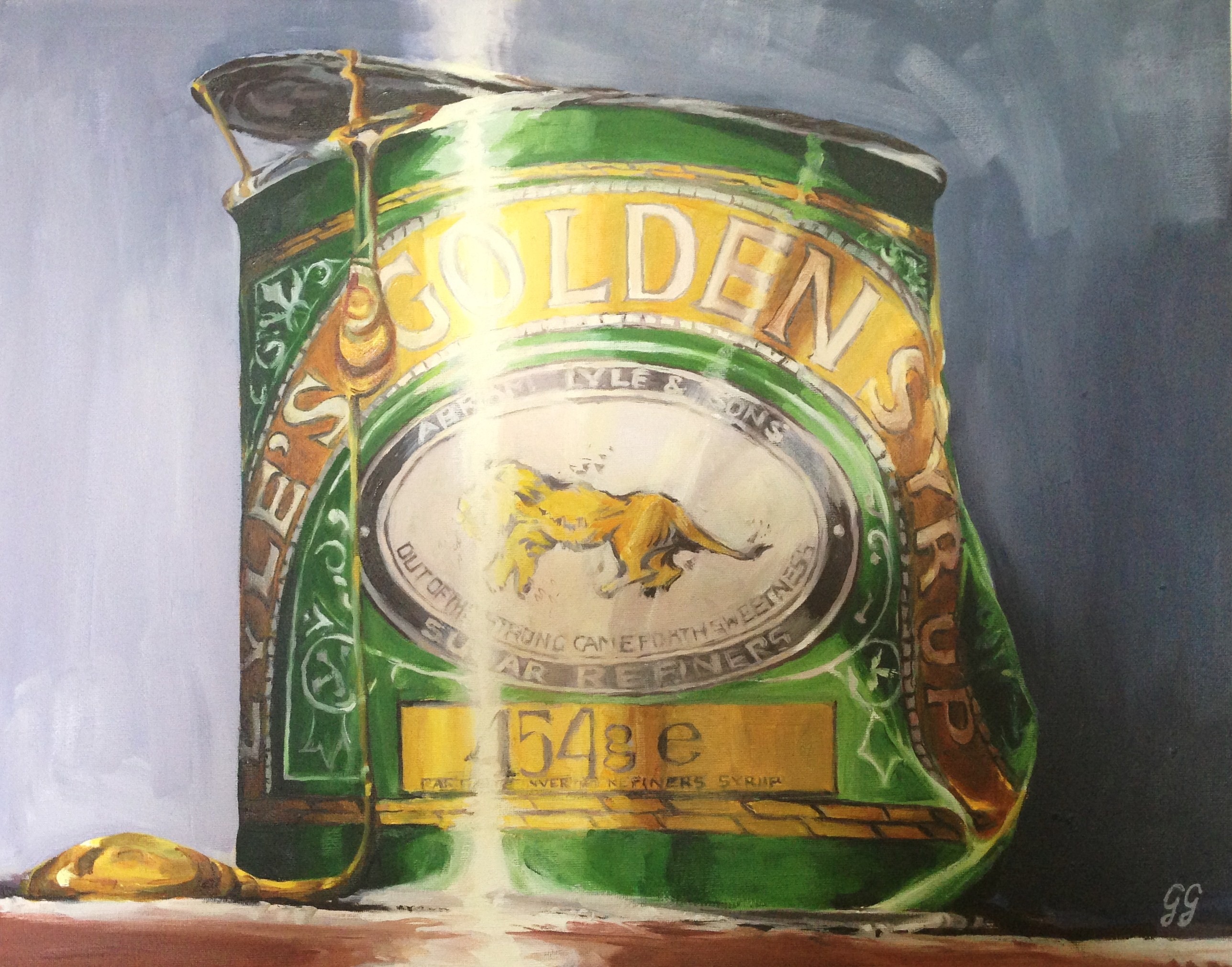golden syrup 2 - oil - 58x45cm - signed ltd edn of 40 giclee prints,  £85 ea
