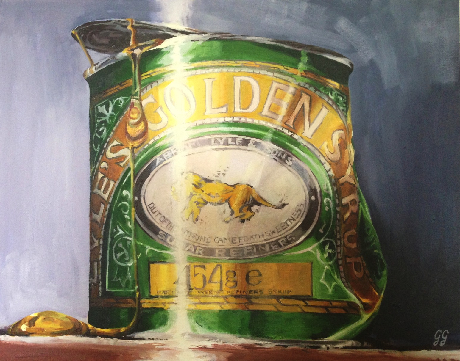 golden syrup 2 - oil - 58x45cm - signed ltd edn of 40 giclee prints,  £85 ea